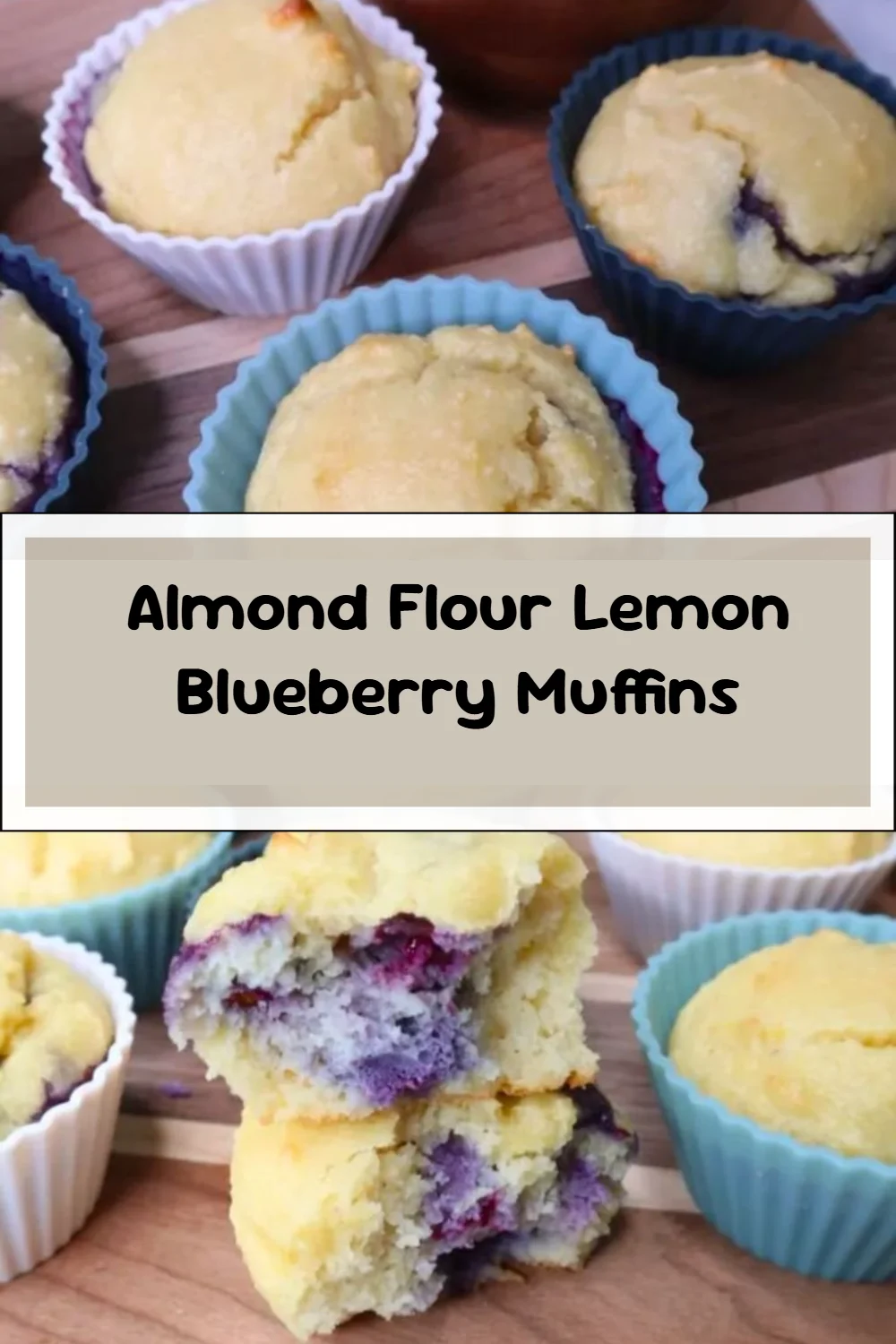Almond Flour Lemon Blueberry Muffins
