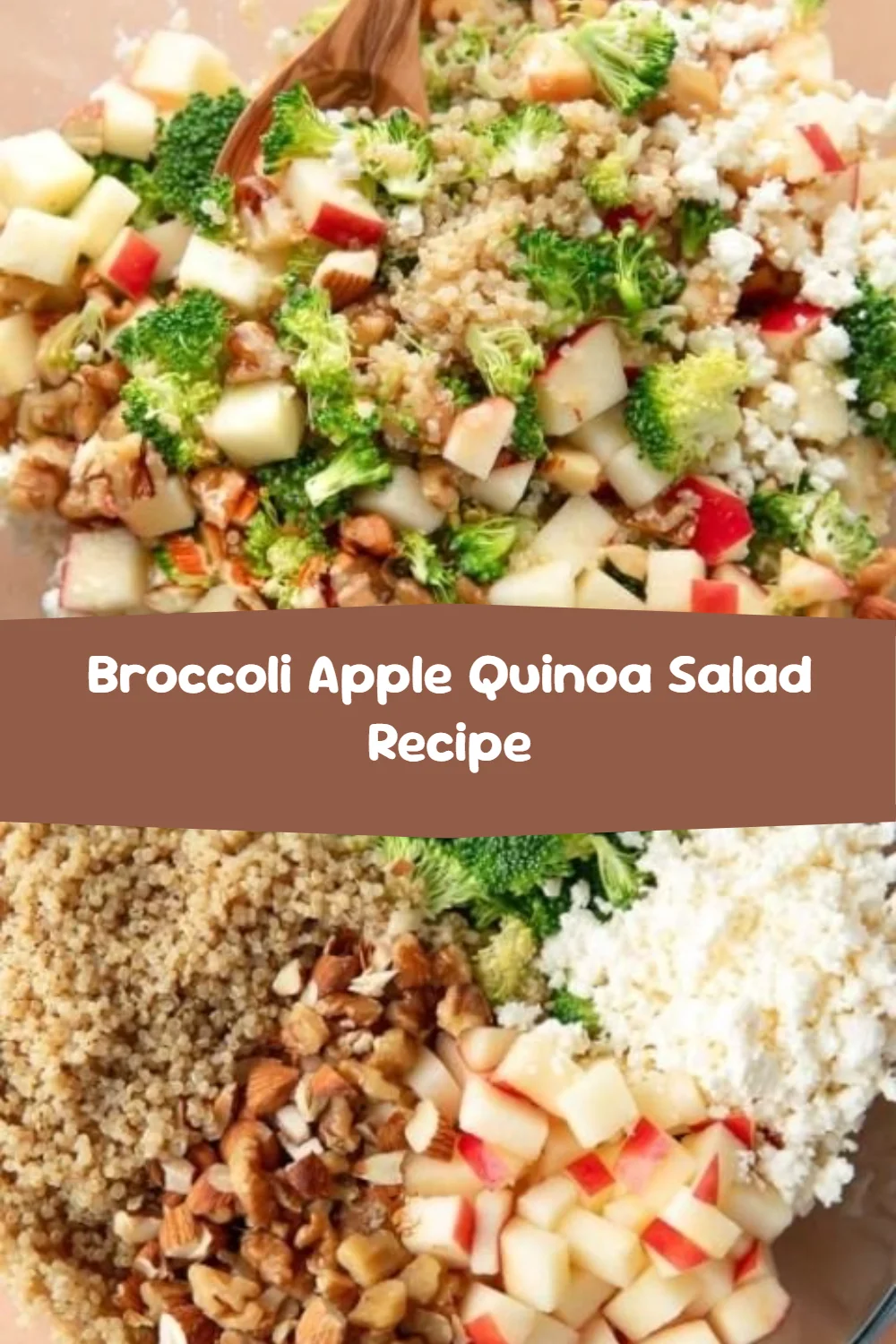 Broccoli Apple Quinoa Salad Recipe