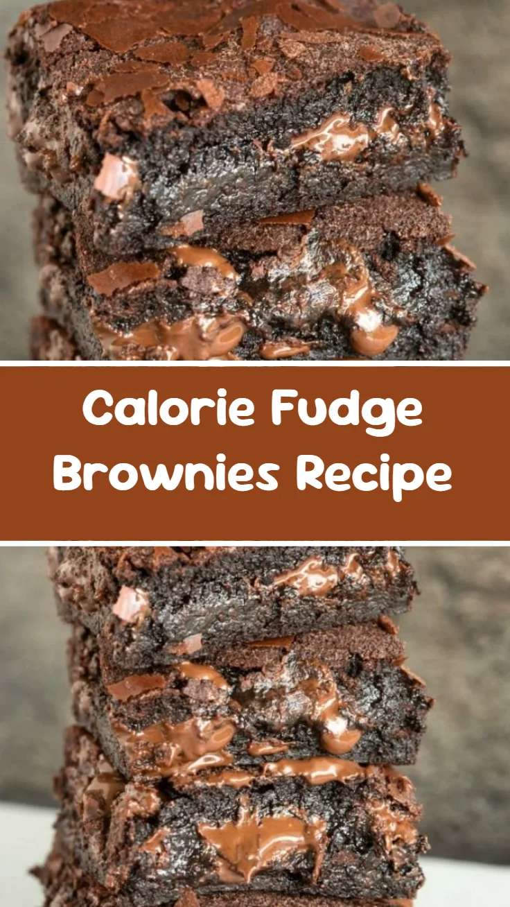 Calorie Fudge Brownies Recipe