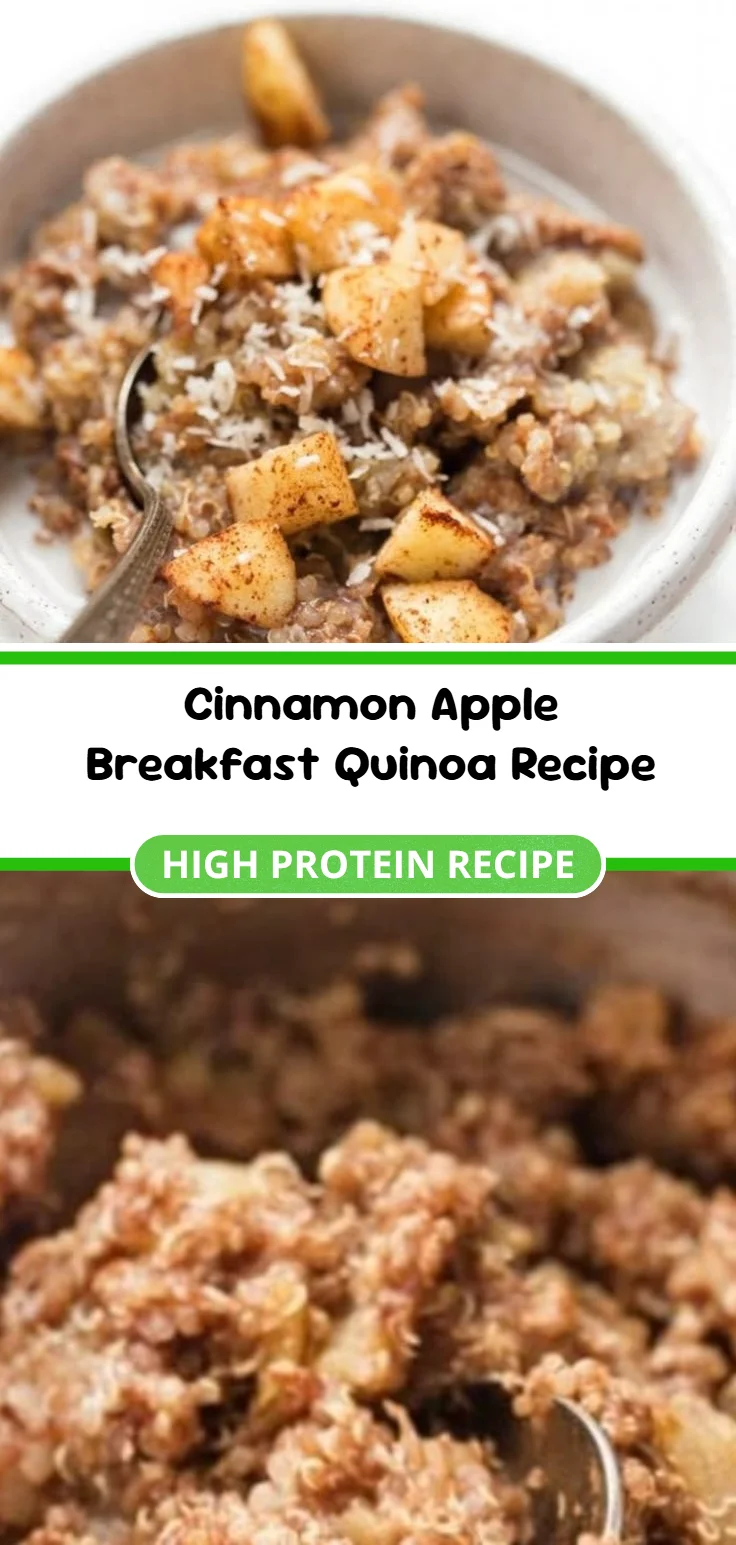 Cinnamon Apple Breakfast Quinoa Recipe