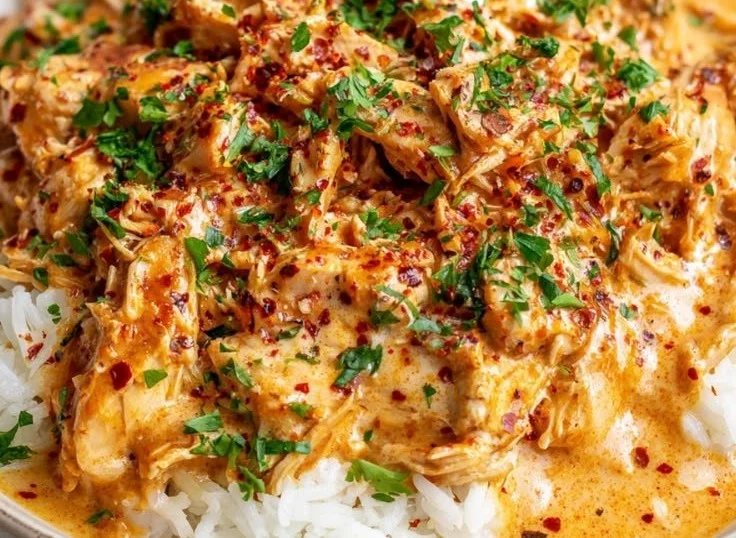 Creamy Crockpot Cajun Butter Chicken