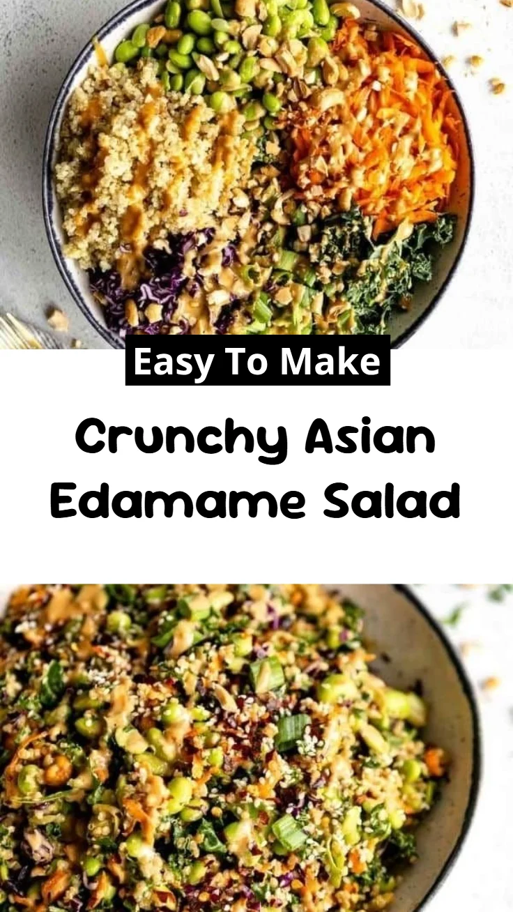 Crunchy Asian Edamame Salad