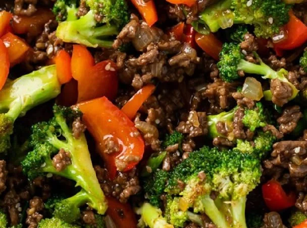 Ground Beef and Broccoli