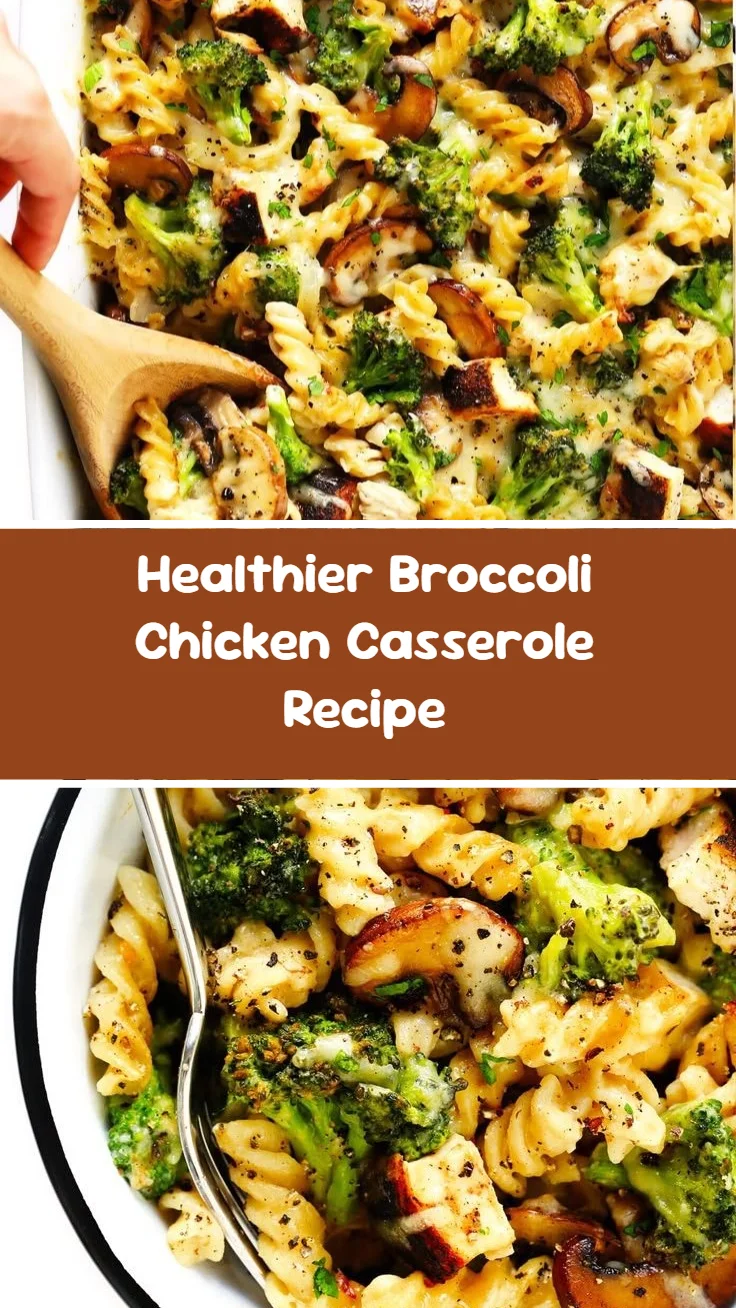 Healthier Broccoli Chicken Casserole Recipe