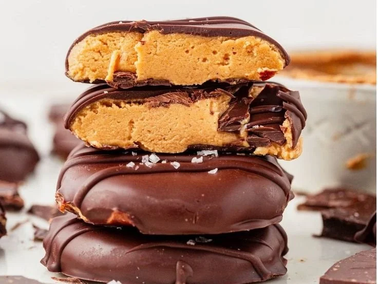 Healthier Reese's Eggs recipe with nutritious ingredients and delicious flavor