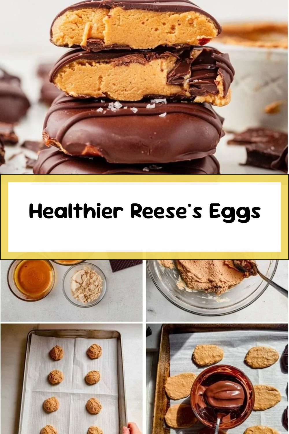 Healthier Reese's Eggs