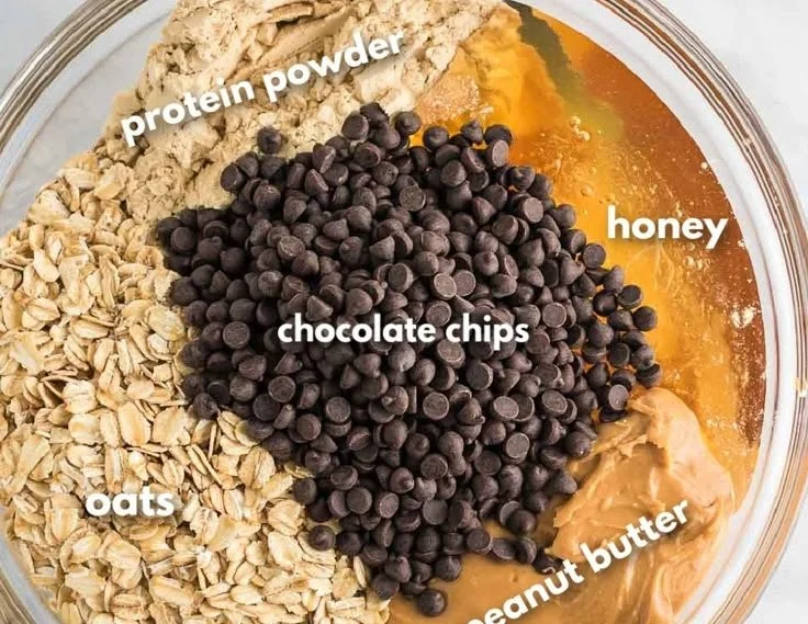 Delicious healthy no-bake protein balls on a wooden table