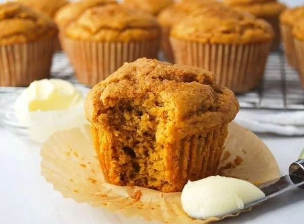 High-protein pumpkin muffins baked to perfection with nutritious ingredients