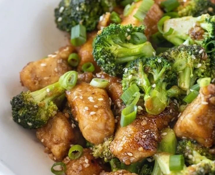 Honey Sesame Chicken and Broccoli