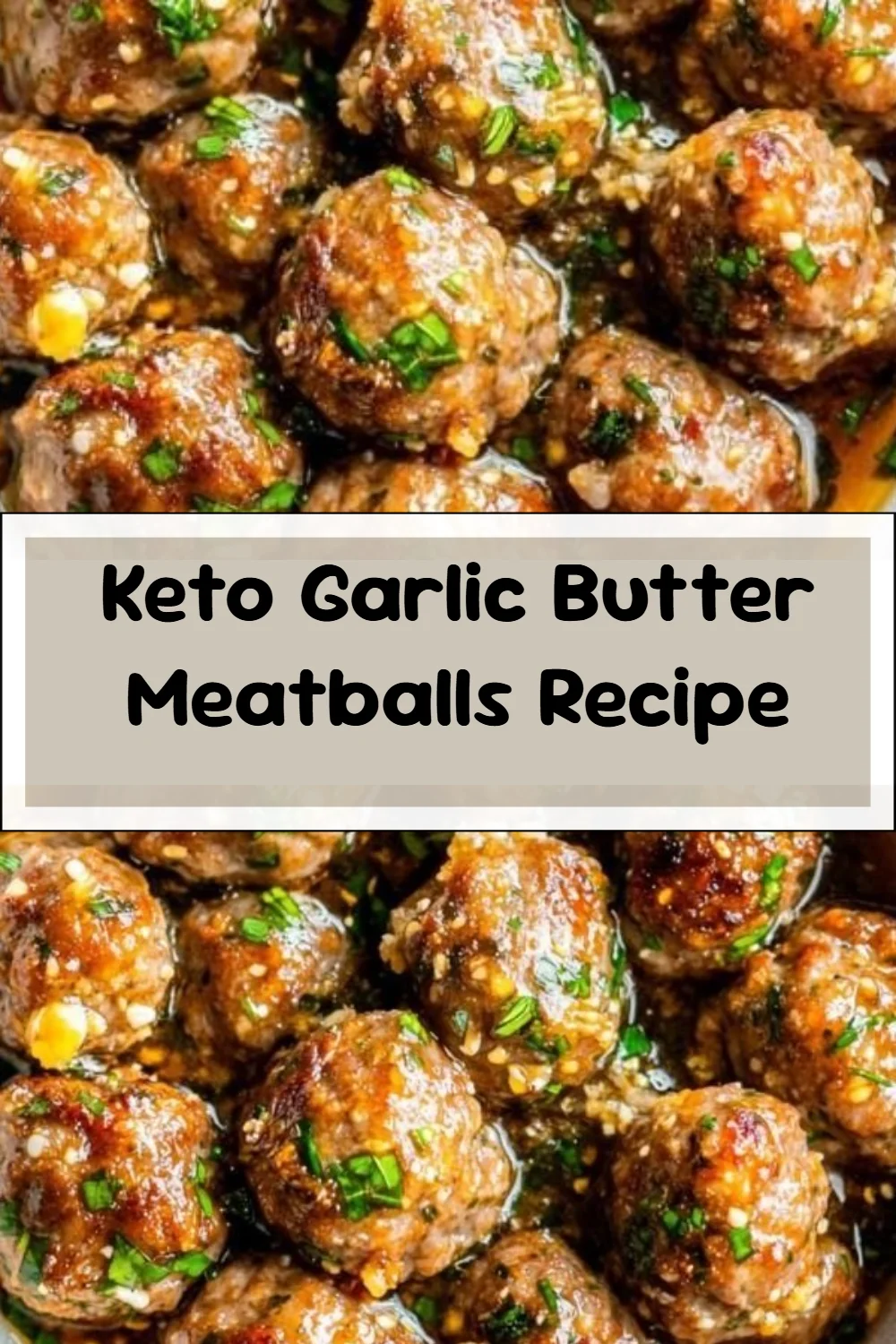 Keto Garlic Butter Meatballs Recipe
