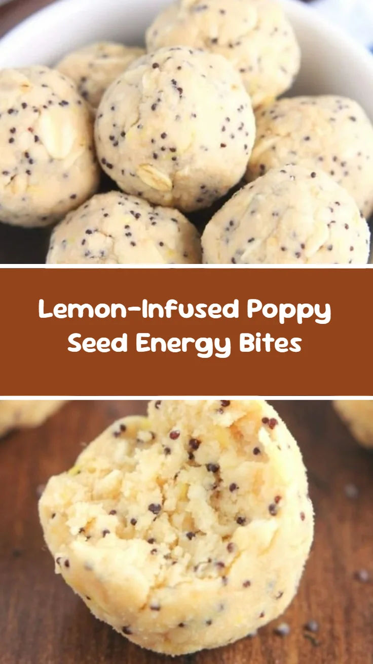 Lemon-Infused Poppy Seed Energy Bites