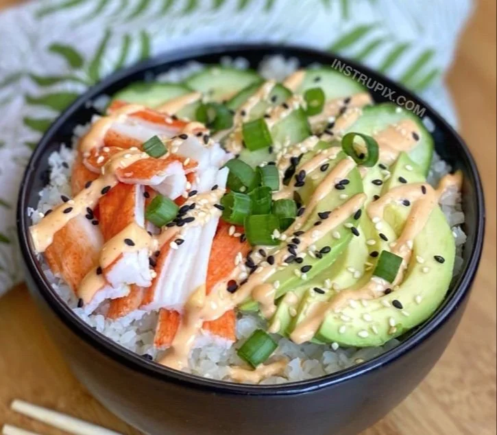 Low Carb Sushi Bowls
