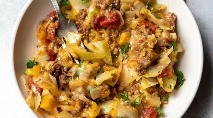 Low Carb Unstuffed Cabbage Casserole