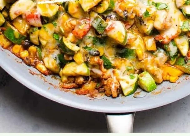 Mexican Chicken and Zucchini Skillet