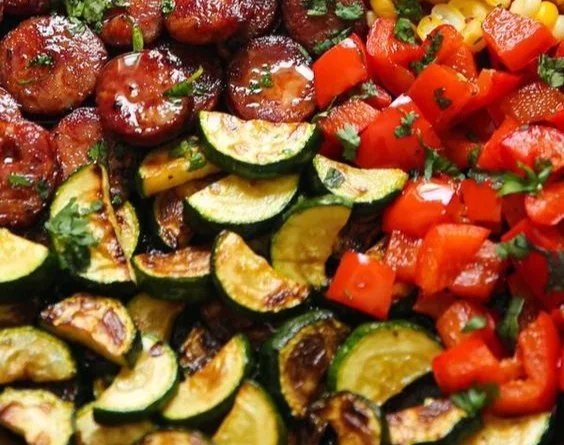 Sausage and Veggies Skillet