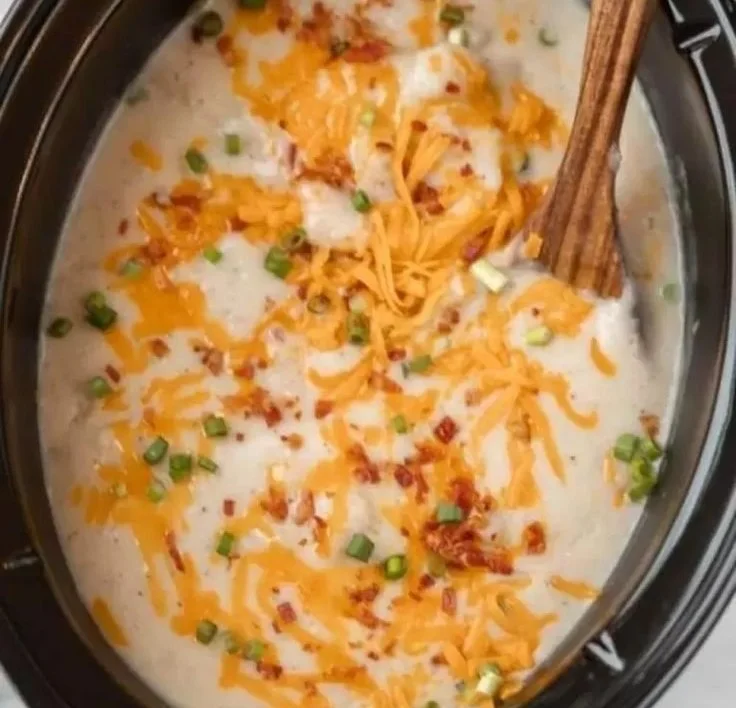 Crockpot Loaded Potato Soup