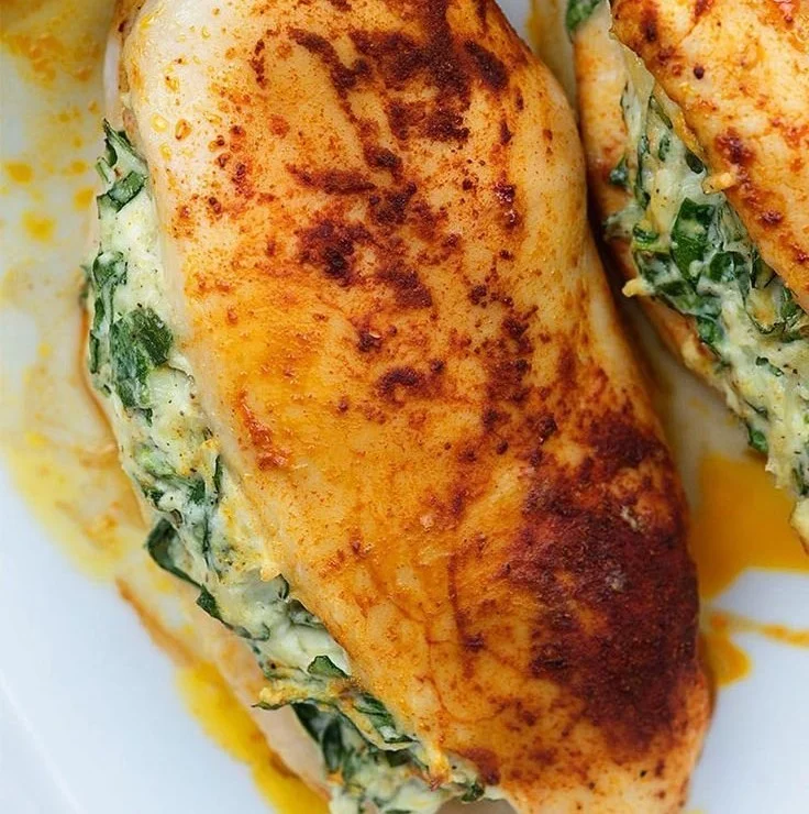 Spinach Stuffed Chicken Breasts