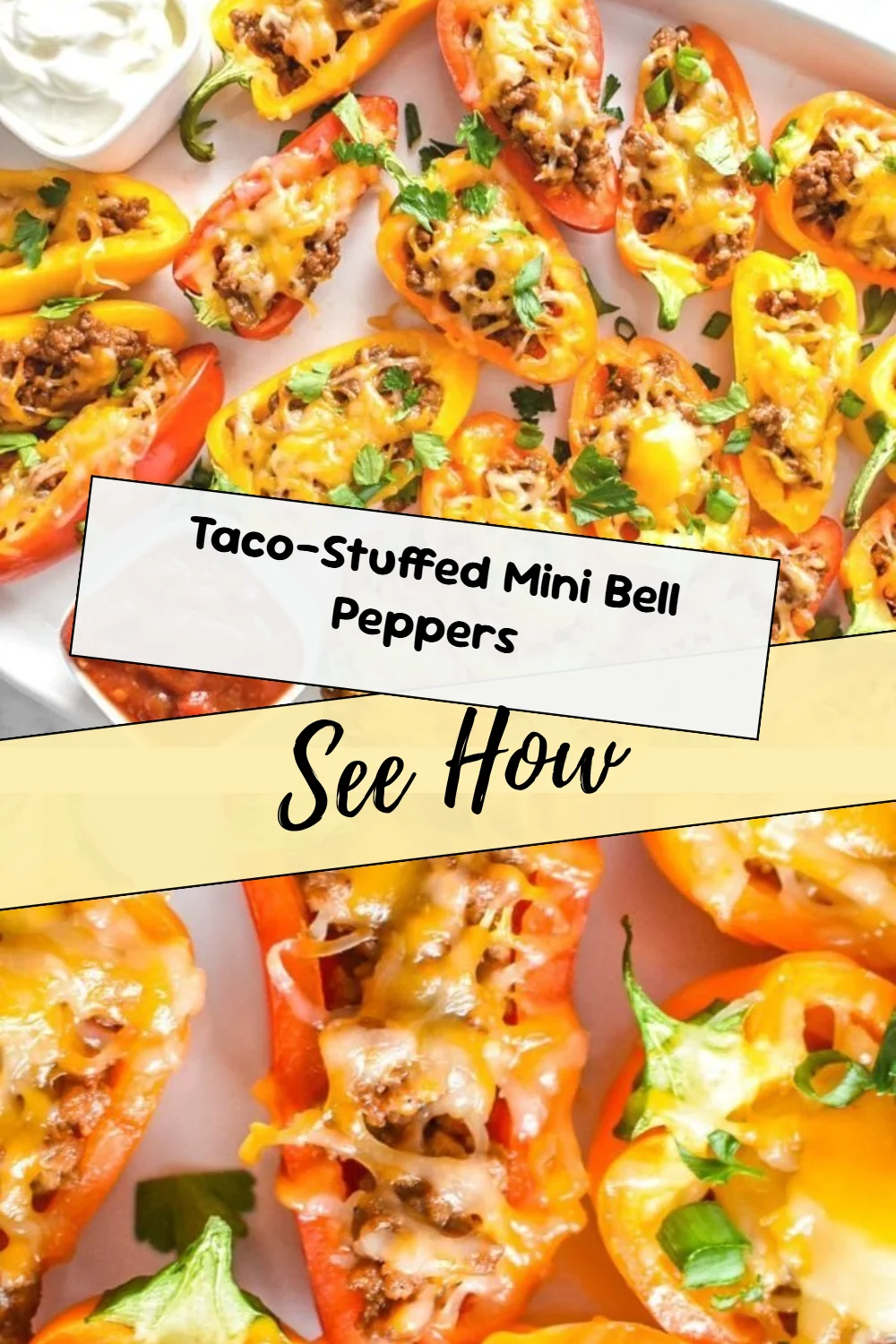 Taco-Stuffed Mini Bell Peppers